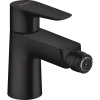 Смеситель Hansgrohe Talis E 71720670 для биде, с донным клапаном, черный матовый