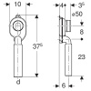 сифон для писсуара geberit 152.951.11.1