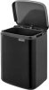 мусорное ведро brabantia bo 222900 7 л, матовое черное