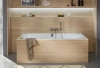 квариловая ванна villeroy & boch oberon 2.0 ubq170obr2dv-01 170x75 см, встраиваемая, цвет альпийский белый, на ножках, со сливом-переливом, фурнитура белая