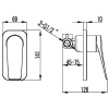 смеситель для душа lemark bronx lm3723gm графит