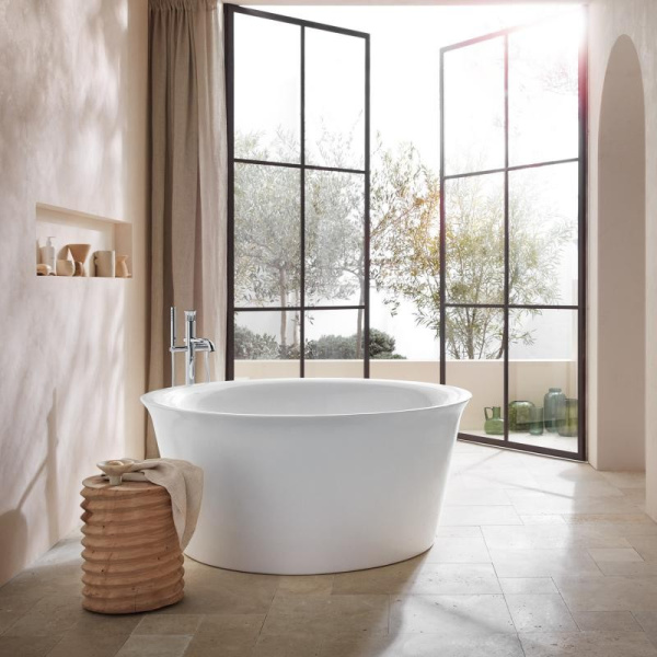 акриловая ванна duravit white tulip 140x140 (70047)