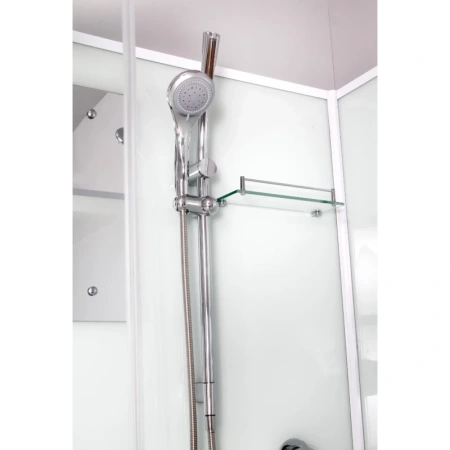 душевая кабина river tana 90x90x38 б/к 10000003118 профиль белый задняя стенка белая