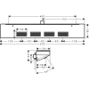 боковой душ hansgrohe rainfinity 500 1jet 26243700