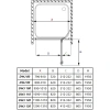 душевая дверь radaway almatea dwj 90 r прозрачное