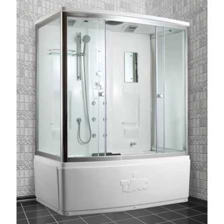 душевой бокс timo lux 150x90 t-7750 с гидромассажем