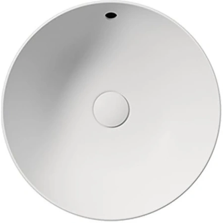 раковина gsi pura 885509 накладная, ø40 см, bianco opaco (белый матовый)