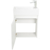 тумба под раковину belbagno kraft mini-500/260-1a-so-bo-l, цвет белый.
