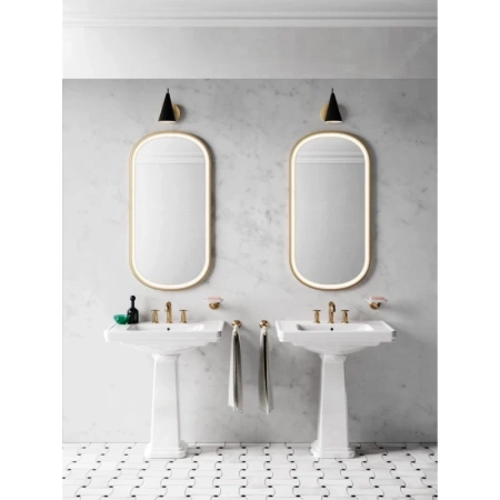 раковина gsi classic 8787111 подвесная, 75x50 см, bianco lucido (белый глянец)