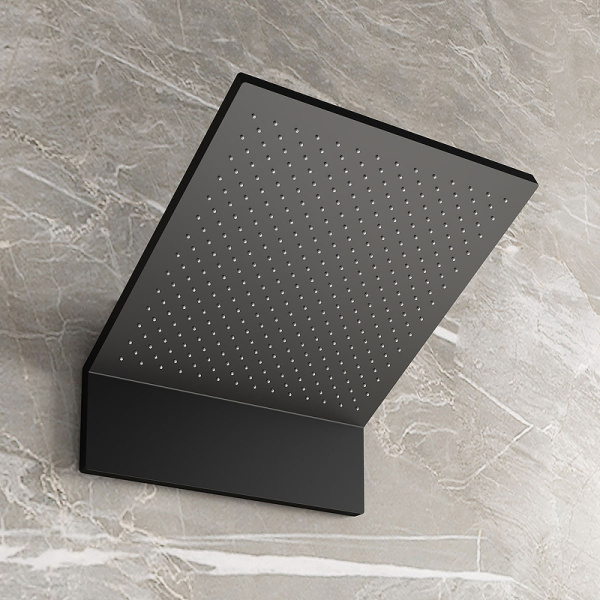верхний душ vincea futura vshd-2f11mb черный матовый