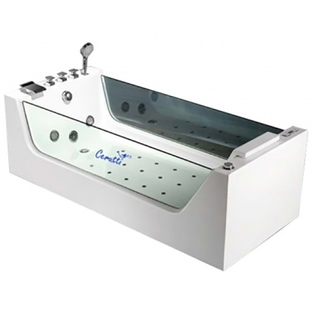 Акриловая ванна Cerutti SPA C-453 180x80 с гидромассажем