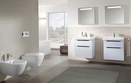 биде подвесное villeroy & boch subway 7400 0001 alpin