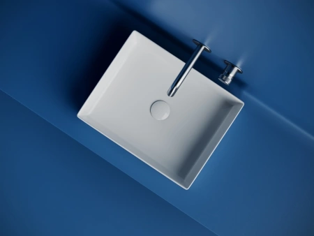 раковина ceramicanova element cn6069 накладная, 47.1x36.1 см, белая