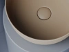 раковина ceramicanova element cn6073mc накладная, ø36 см, капучино матовый