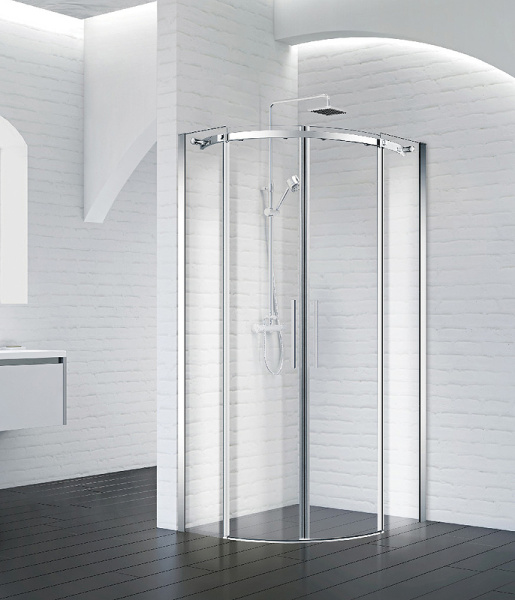 душевой уголок belbagno acqua 90x90 acqua-r-2-90-c-cr профиль хром стекло прозрачное