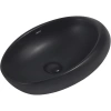 раковина 49x31 см abber bequem ac2107mb, цвет черный матовый