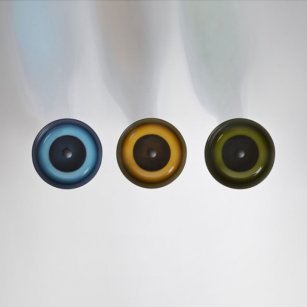 antonio lupi borghi раковина 50х90 см, без отв., напольная, слив в пол, с донным клапаном и сифоном, пьедестал из пробки natural, cristalmood, цвет: oleo