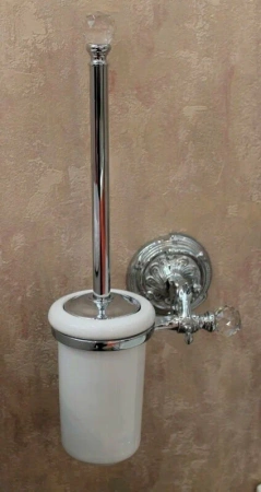 ершик для унитаза art&max barocco crystal am-1785-cr-c