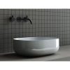 раковина ceramicanova element cn6018 накладная, 46x35 см, белая