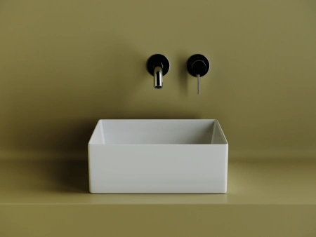 раковина ceramicanova element cn6068 накладная, 36.1x36.1 см, белая