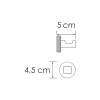 крючок wasserkraft tauber k-64423, цвет никель