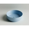 раковина ceramicanova element cn6022ml накладная, ø39 см, голубая матовая