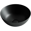 Раковина Ceramicanova Element CN6004 накладная, Ø35 см, черный матовый