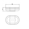 мыльница gessi goccia 38025#031