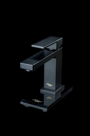 смеситель для раковины boheme qubic 471-b черный матовый