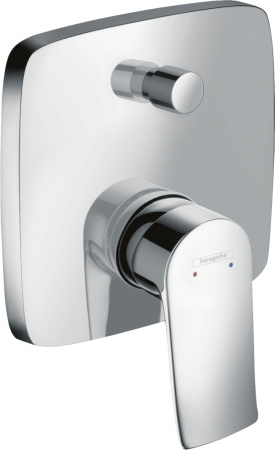 Смеситель для ванны Hansgrohe Metris 31451000 хром