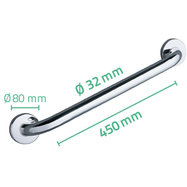 Поручень 53 см с противоскользящей поверхностью Ridder A0014511