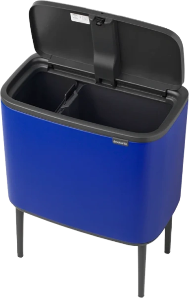 Мусорное ведро Brabantia Bo Touch Bin 208348 23+11 л, синее