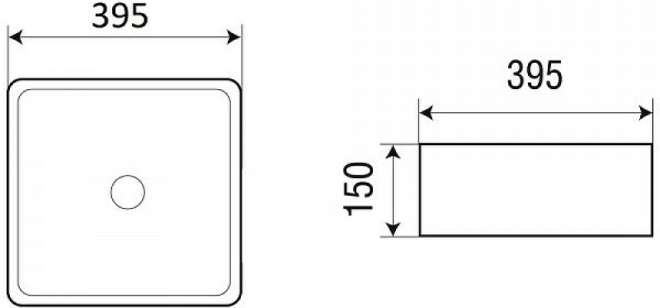 раковина-чаша weltwasser elbach 20755 mb 40 10000005793 черная матовая