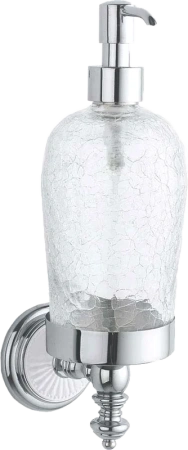 Дозатор для мыла Boheme Vogue Bianco 10147 хром