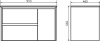 тумба с раковиной comforty бремен 90 дуб белый