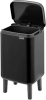 мусорное ведро brabantia bo hi 227028 4 л, матовое черное