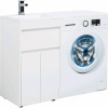тумба с раковиной aquanet токио 110 l 239204 белая