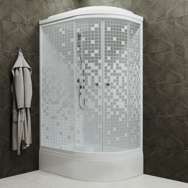 душевая кабина triton коралл 120x80 в l щ0000038532 без гидромассажа