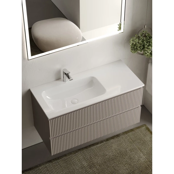 тумба под раковину sancos snob r 100 l snr100lsm подвесная doha soft