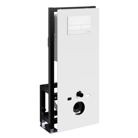 Система инсталляции для унитазов WasserKraft Glan 66TLT.010.ME.WH.WH04 с кнопкой смыва, цвет белый