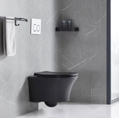 унитаз cerutti spa adige aria mb ct9246 подвесной черный матовый с сиденьем микролифт