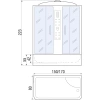 душевой бокс river dunay 170x80х50 тн 10000001473+10000002291 с поддоном