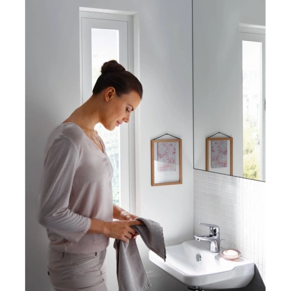 смеситель для раковины coolstart с донным клапаном hansgrohe novus 71022000