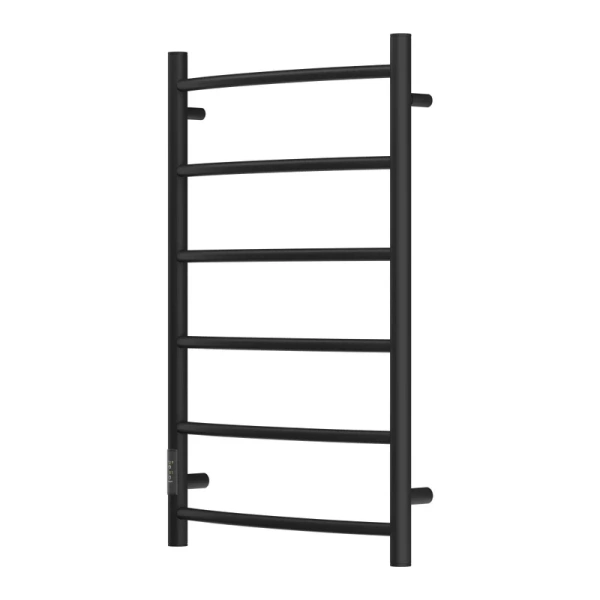 полотенцесушитель point афина pn04758b электрический, 50x80 см, черный