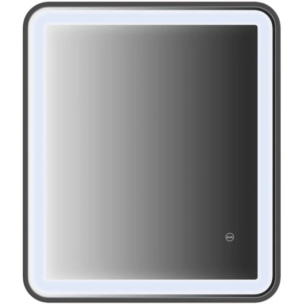 зеркало iddis cloud 60 с подсветкой черный матовый