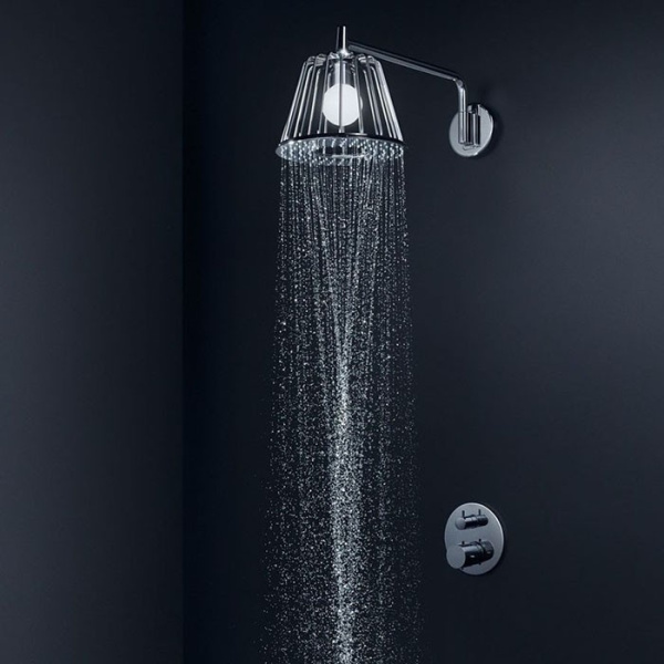 верхний душ axor lampshower 26031000 хром