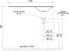 раковина над стиральной машиной цвет и стиль эргономика нф-00008440 115 r