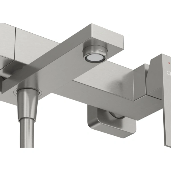 смеситель для ванны cezares slider slider-vd-in с душевым гарнитуром, сатин