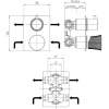 смеситель для ванны paini domus 18cr691pz