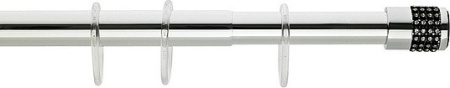 карниз для ванны grekon 1215-220stblk